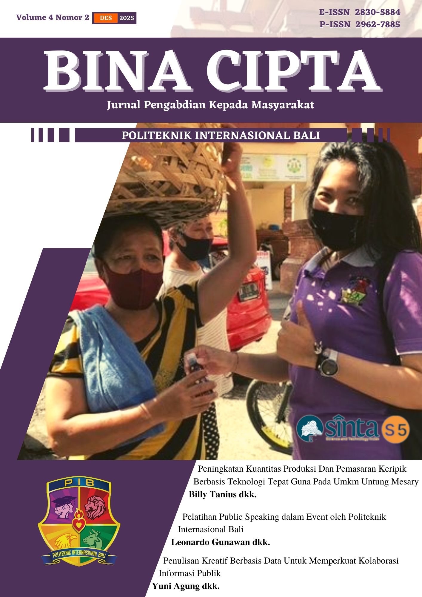 					View Vol. 4 No. 2 (2025): BINA CIPTA
				